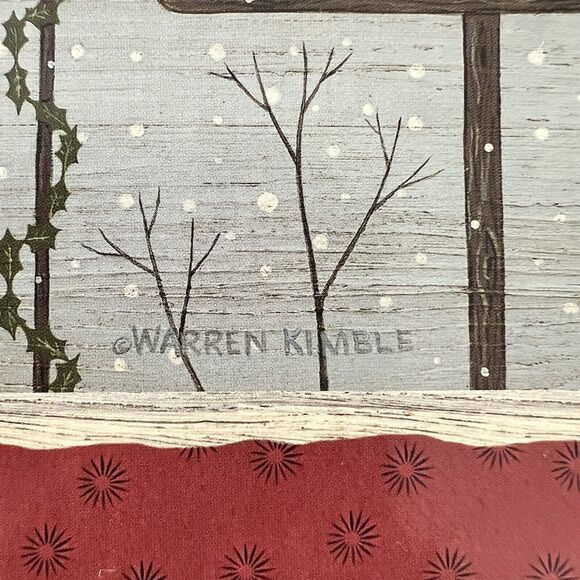 LANG Peace Birdhouse boxed Christmas cards, Artwork By Warren Kimble, 20 Cards - Picture 4 of 10